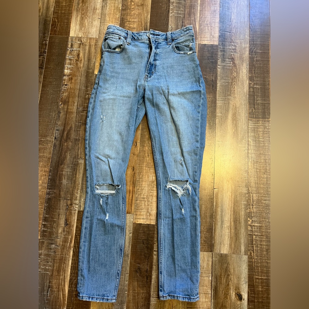 Abercrombie Size 27/4Long Curvy Love Skinny high rise Jeans